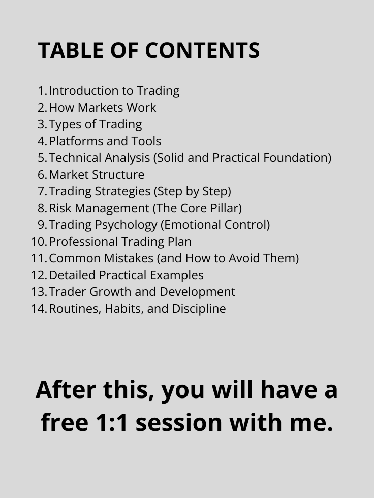 COMPLETE TRADING COURSE (Beginner - Intermediate Level) ENGLISH